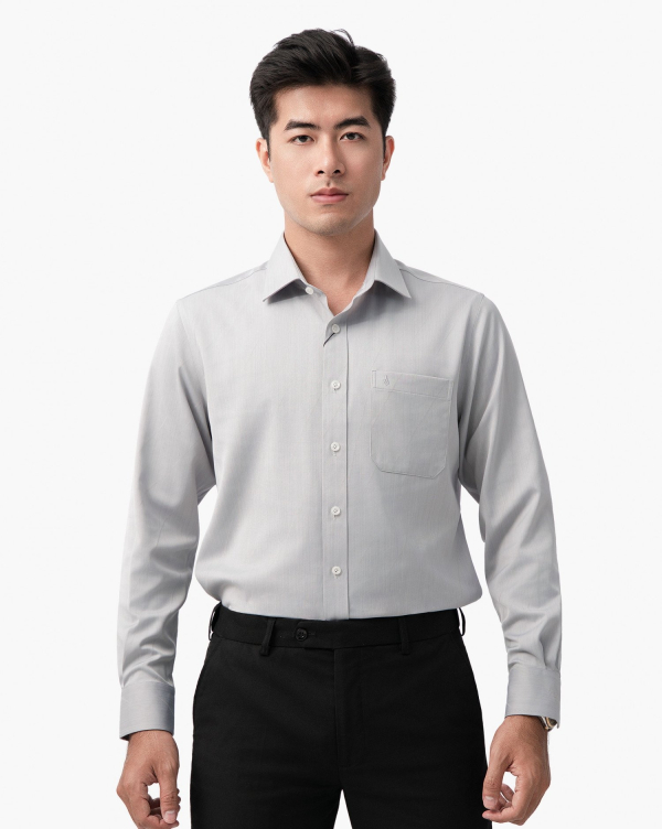 Áo Sơ Mi Dài Tay Nam Họa Tiết 4039