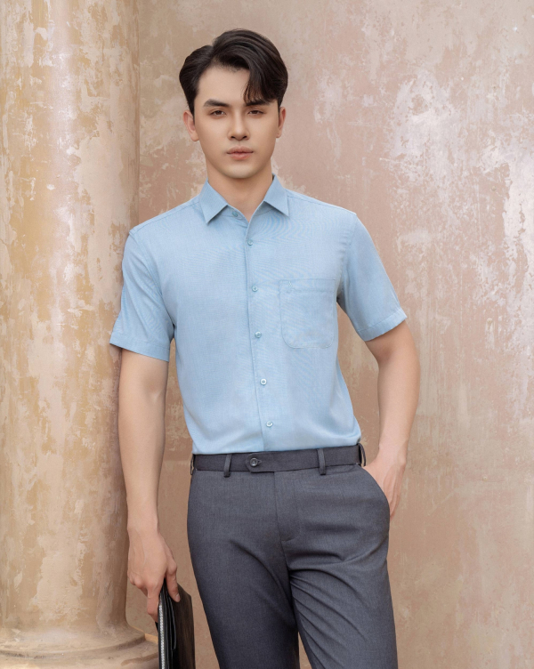Áo Sơ Mi Ngắn Tay Nam 3013A