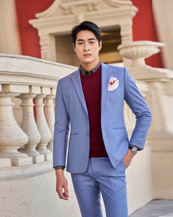 Áo Vest Nam 3003 Xanh Nhạt