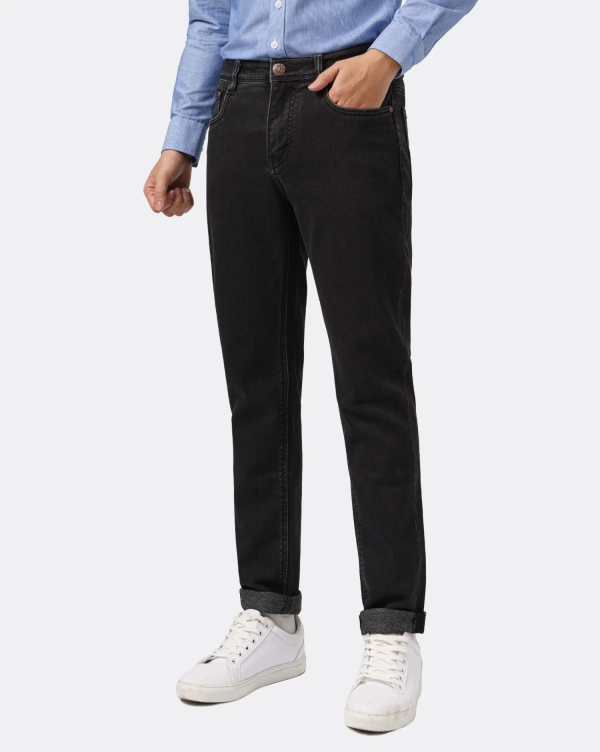 Quần Jeans Màu Xanh Đen 3001A Đen
