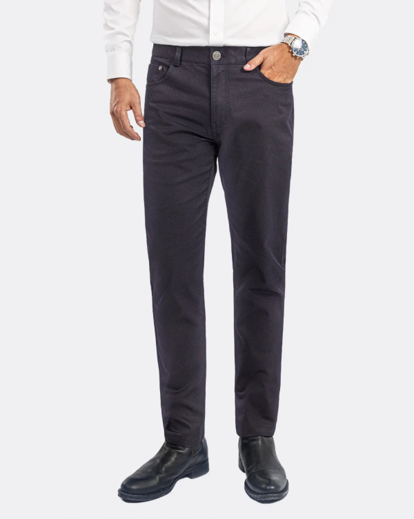 Quần Kaki Nam Dáng Carrot 3003 Tím