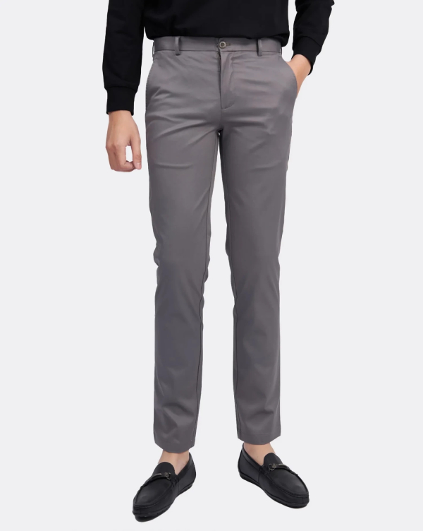 Quần Kaki Nam Dáng Slim 2005 Ghi