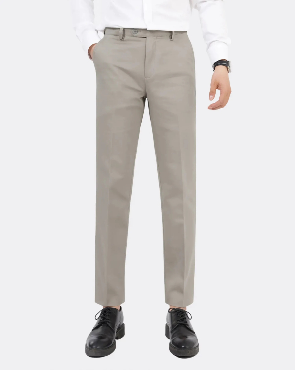 Quần Kaki Nam Dáng Suông 3001 Ghi