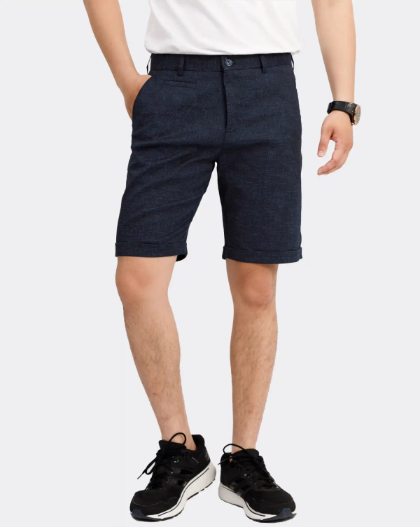 Quần Short Âu Nam 3004 Xanh Tím Than 2