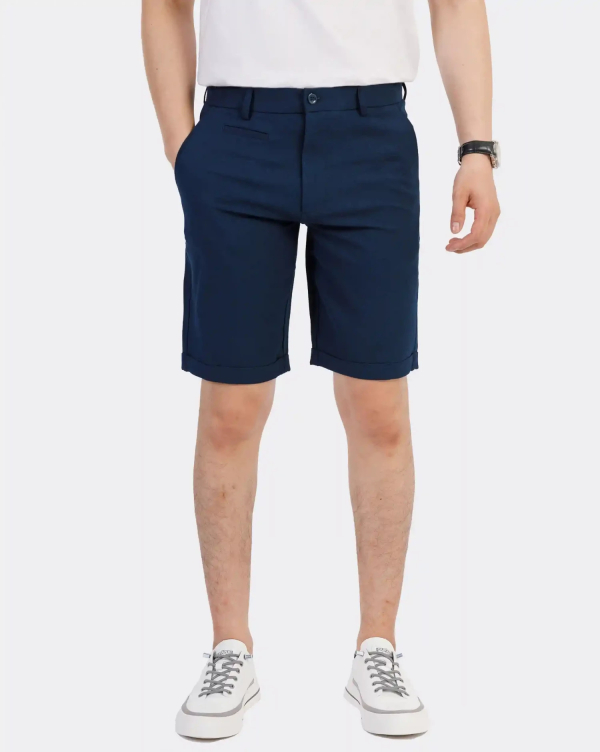 Quần Short Âu Nam 3004 Xanh Tím Than 4