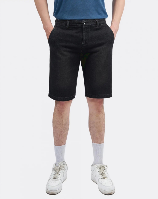 Quần Short Jeans Nam 3001 Đen Đậm
