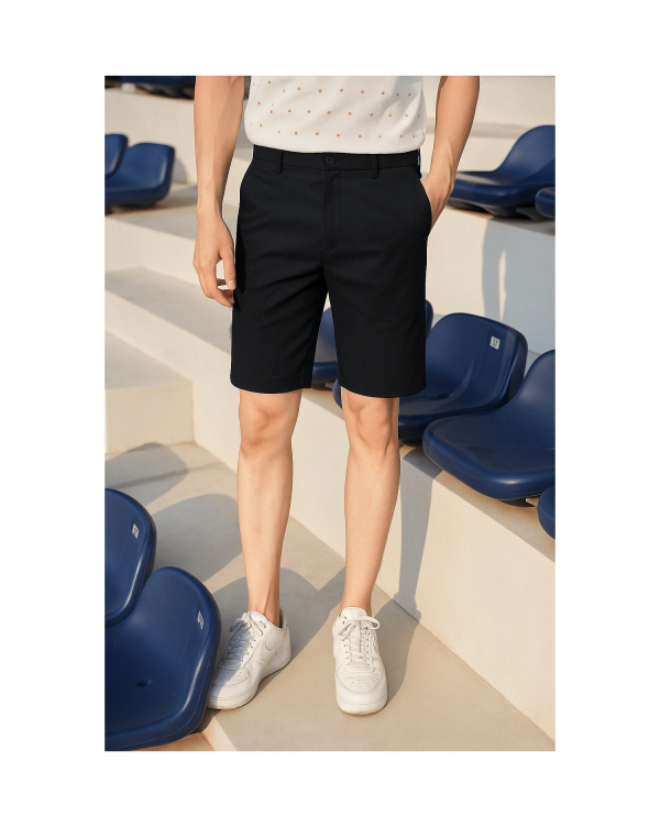 Quần Short Kaki Nam Cao Cấp 3006-3007 Đen