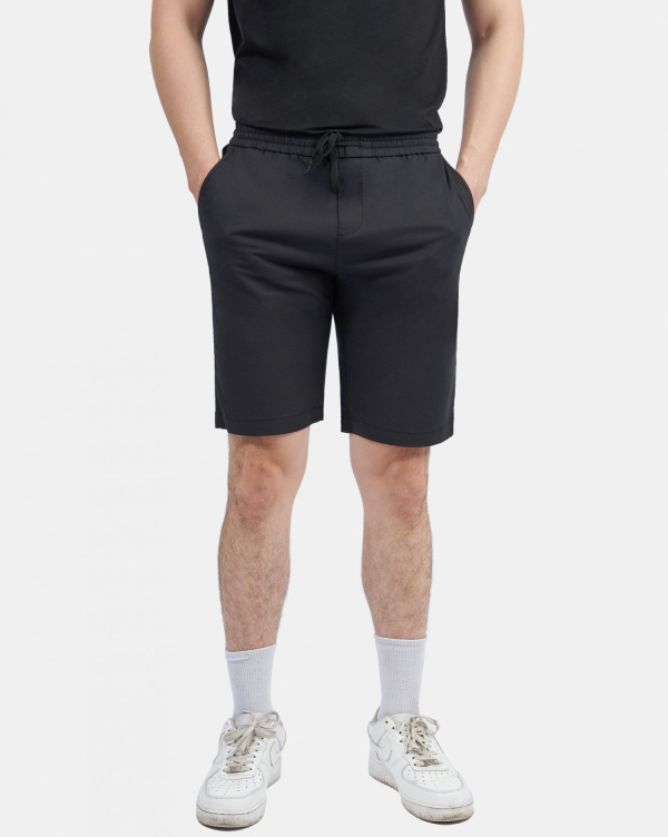Quần Short Nam Cạp Chun 3002 Đen