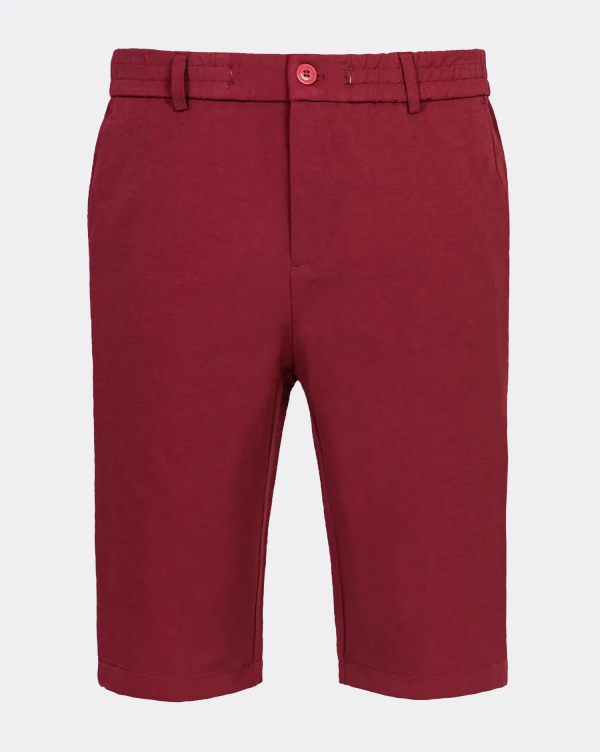 Quần Short Nam Trơn Co Giãn 3003 Đỏ Đô