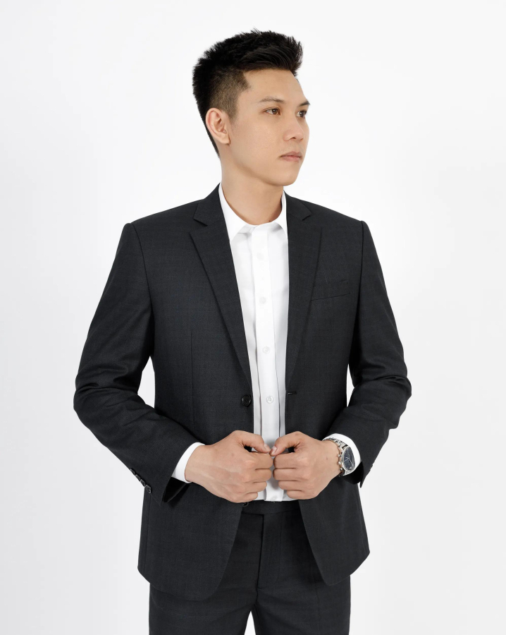 Áo Vest Nam 3004 - Xám Đậm