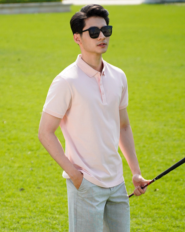 Áo Polo Nam Cotton 2013 Hồng