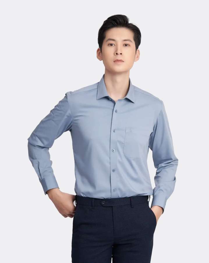 Áo Sơ Mi Dài Tay Nam 3018