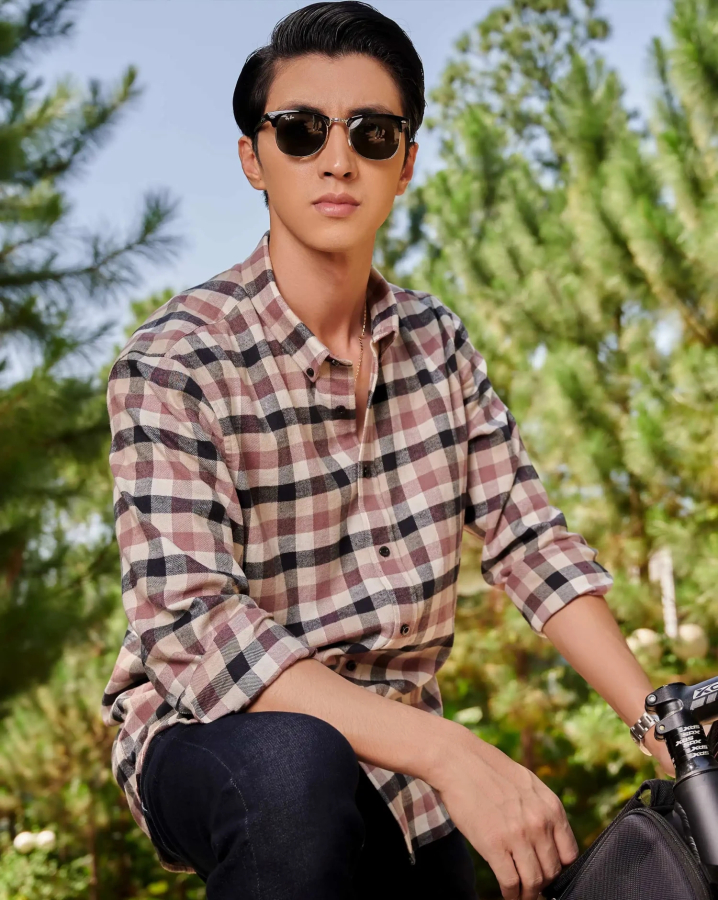 Áo Sơ Mi Dài Tay Nam Oxford Kẻ 2076A Mix Màu