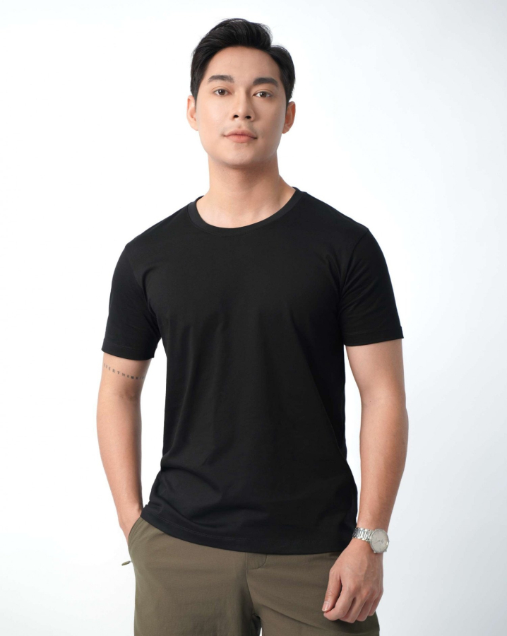 Áo Thun Nam Trơn 5007 - Đen