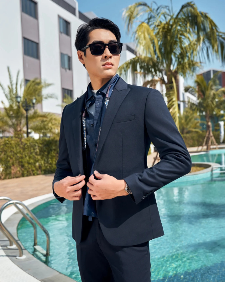 Áo Vest Nam Trơn 3006 - Xanh Đen