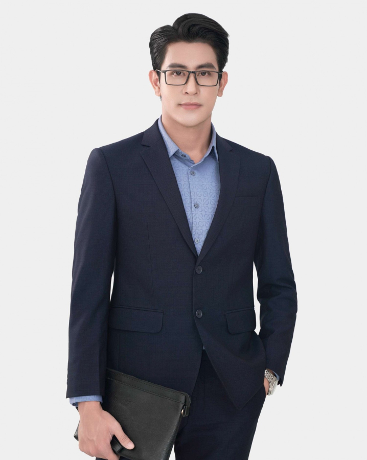 Áo Vest Nam 4009 - Xanh Tím Than