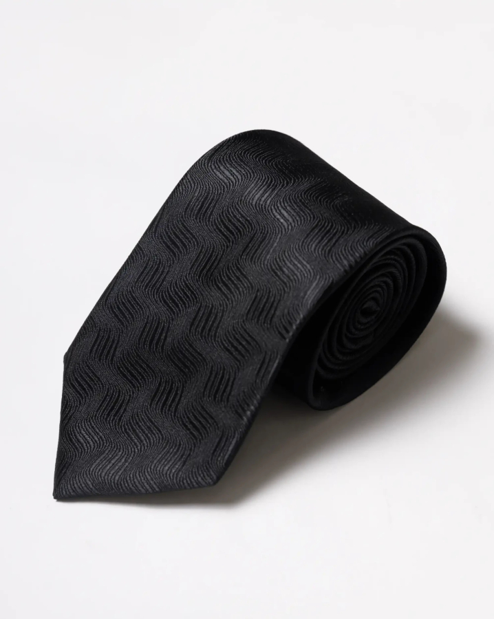 Cà Vạt Nam Màu Đen 3014A