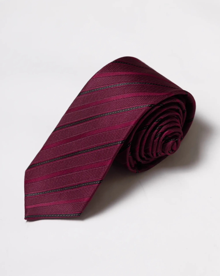 Cà Vạt Nam Màu Đỏ Đô 3020A