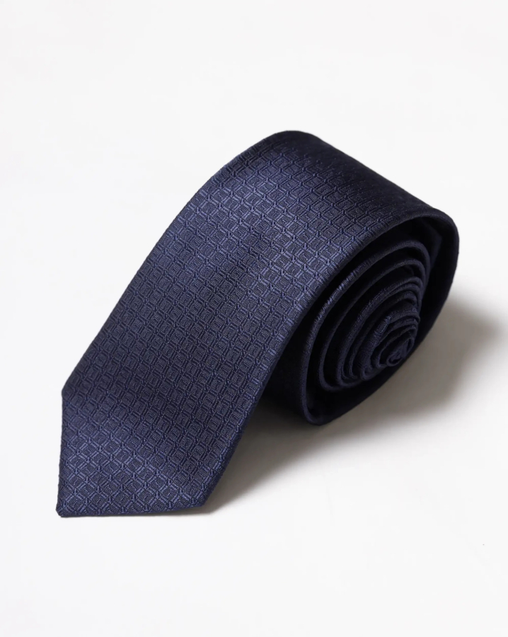 Cà Vạt Nam Màu Xanh Đen 3019A