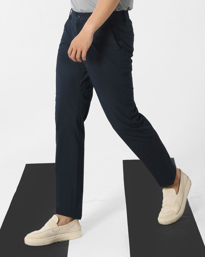 Quần Dài Kaki Nam Co Giãn 5003 - Xanh Đen