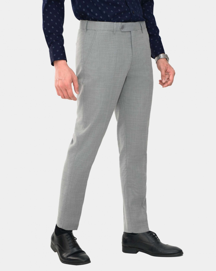 Quần Âu Nam Cạp Chun 4004 - Xám Nhạt