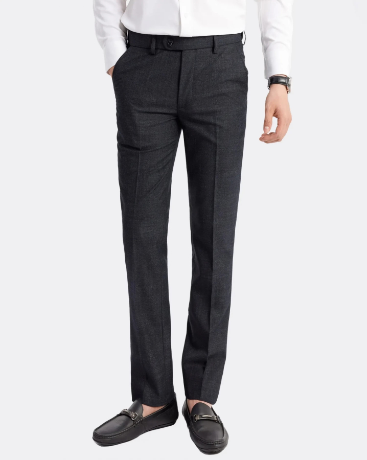 Quần Âu Nam Cạp Chun Vải Gai 3002