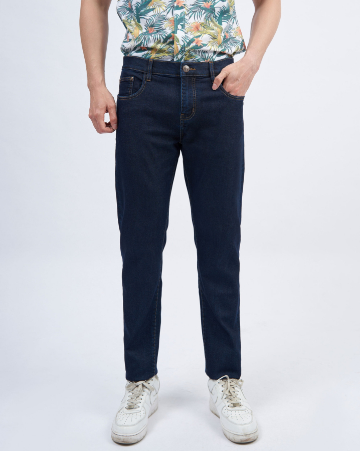 Quần Jeans Nam Màu Xanh Đen 3002A Xanh Tím Than 2
