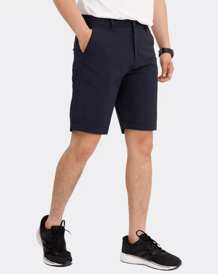 Quần Short Âu Nam 3004P Xanh Tím Than 3