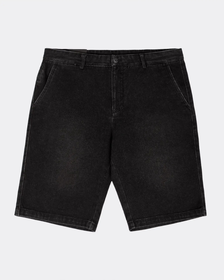 Quần Short Jeans Nam 3001H Đen Nhạt