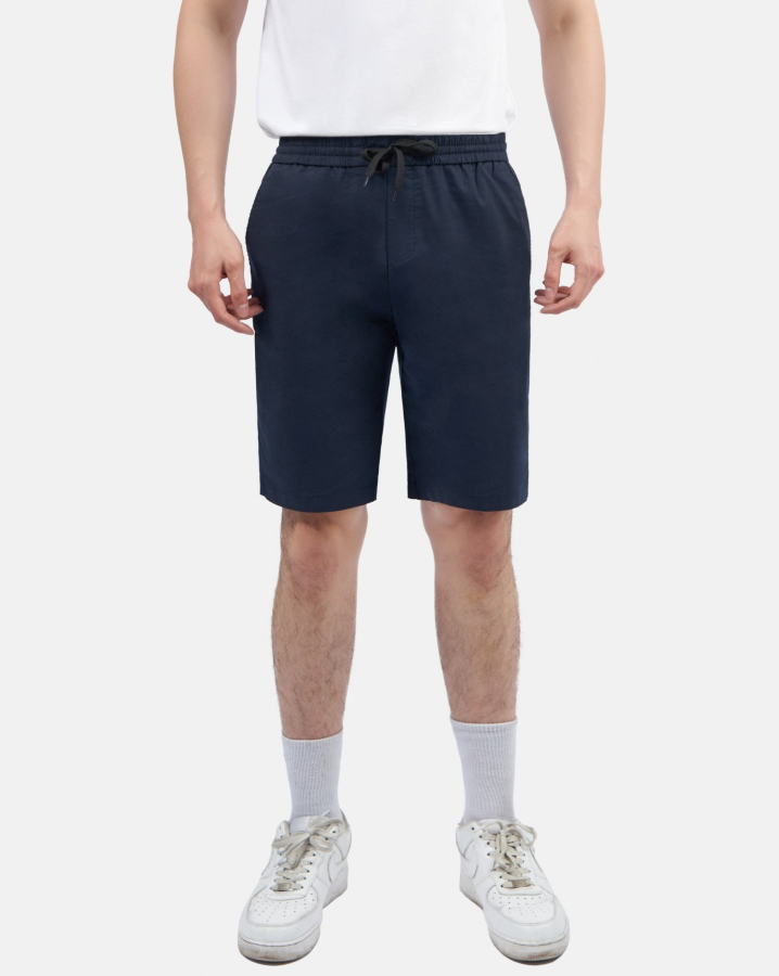 Quần Short Nam Cạp Chun 3002C Xanh Đậm