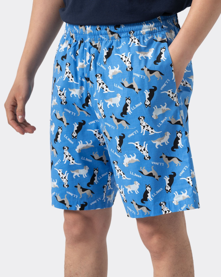 Quần Short Nam Đi Biển Họa Tiết 4001D Xanh 2