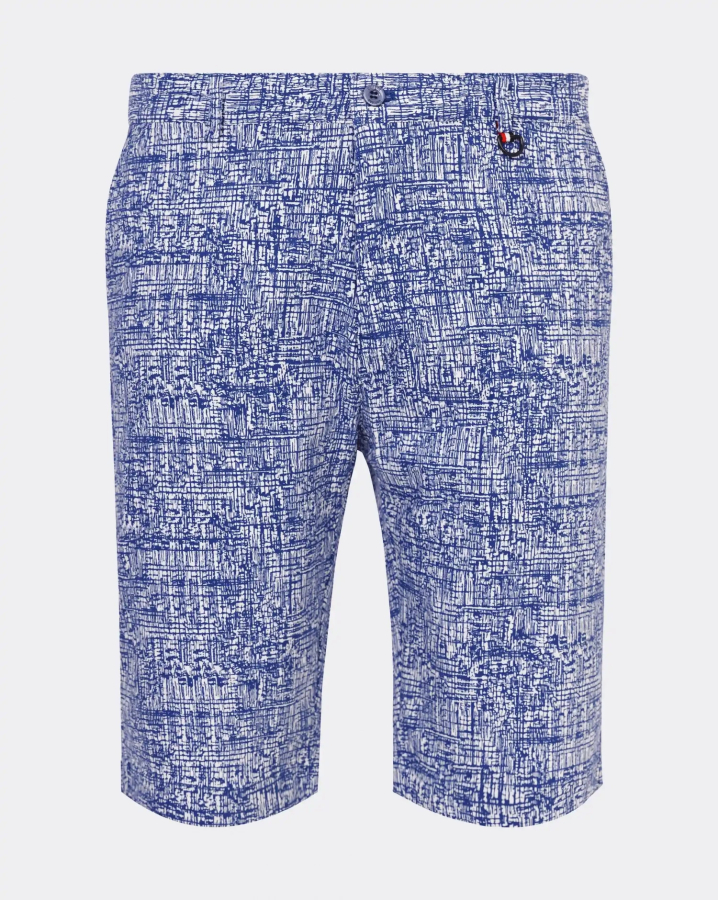 Quần Short Nam Họa Tiết Thời Trang 3005F Xanh 2