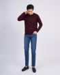 Áo Len Nam Cotton 2003F Đỏ Đô