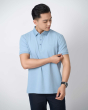 Áo Polo Nam Cotton Trơn 5005C Xanh Nhạt