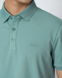 Áo Polo Nam Cotton Trơn 5005D Xanh Nhạt 2