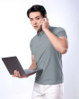 Áo Polo Nam Thể Thao Seamless 5004D Xám Nhạt