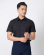 Áo Sơ Mi Ngắn Tay Nam Màu Đen 5028B