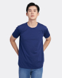 Áo Thun Nam Modal Trơn Xanh Tím Than 2038 