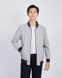 Áo Jacket Bomber Nam 2004 Xám Nhạt