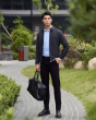Áo Khoác Nam Cổ Bẻ 4001 Đen