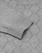 Áo Len Nam Cotton Họa Tiết 2007 Xám 2