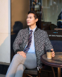 Áo Mono Jacket Bomber Nam Họa Tiết 4003B
