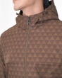 Áo Mono Jacket Nam Có Mũ Họa Tiết Thời Trang 4006A Nâu
