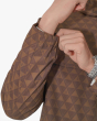 Áo Mono Jacket Nam Có Mũ Họa Tiết Thời Trang 4006A Nâu