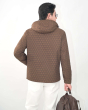 Áo Mono Jacket Nam Có Mũ Họa Tiết Thời Trang 4006A Nâu