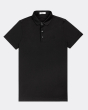 Áo Polo Nam Cotton Trơn 3002 Đen 2