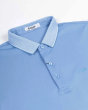 Áo Polo Nam Cotton Trơn 3002 Xanh Da Trời