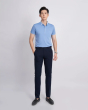 Áo Polo Nam Cotton Trơn 3002 Xanh Da Trời