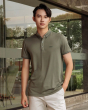 Áo Polo Nam Cotton Trơn 3002 Xanh Lá Cây