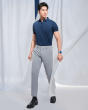 Áo Polo Nam Cotton Trơn 5005 Xanh Tím Than